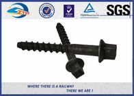 Railway Sleeper Fixing Stainless Steel Coach Screws ISO898-1 UIC864-1