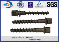 Railway Screws Spike Q235 Material For Rail Sleeper, Hexagon Head Screw