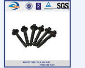 UIC Standard Large Railroad Tie Screw Spike For Fastening Rails