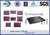 Customized Black Or Red Rubber Rail Support Pad / HDPE Pad Below Rails