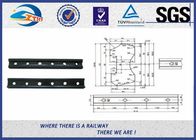 Plain Surface 6 Holes Rail Joint Bar Railroad Fish Plate For UIC60 UIC54 Steel Rail