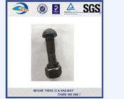 Railway Sleeper Forged Railway Bolt , M20 M22 Fish Bolts And Nuts