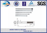 Railroad Fastener Qualified Railway Bolt  with washer / heavy square nuts