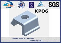 Plain Surface Q235 Steel Rail Fastening KPO Rail Clips