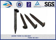 Railroad Track Spikes / Dog Spike For Timber Sleeper GOST5812 Standard 16x16x165mm