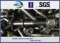 Square Head Railway Bolts With Oiled / Black Oxide BSW7/8''X150mm