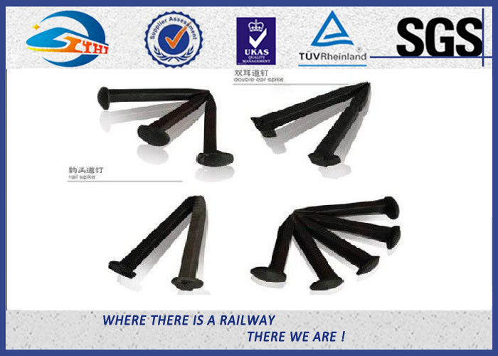 4.6 Grade Railroad Track Spikes Track Dog Spikes With 90 Degree Cold Bending