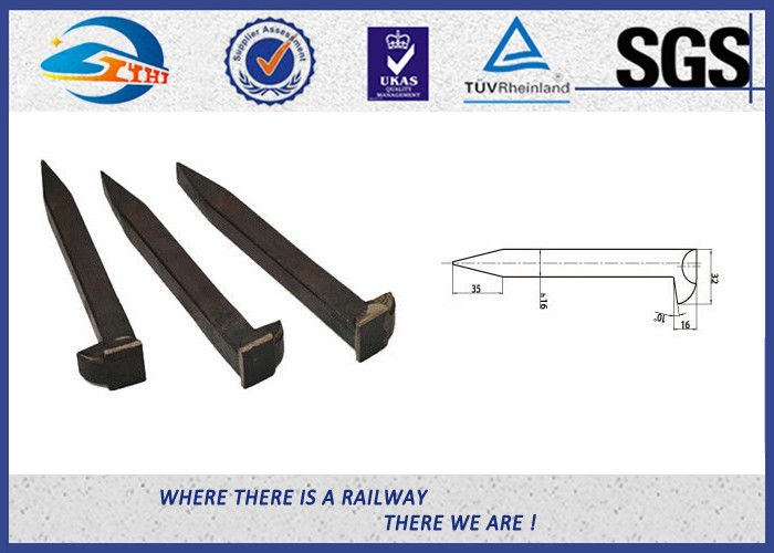 Customized Track Spikes Screw Track Spikes Railway Fasteners