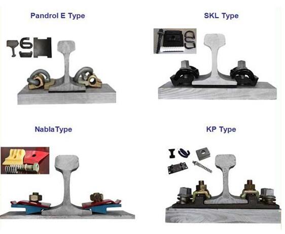 Railway Fast Clip Quick Clamp System 60Si2MnA Painting in Subway
