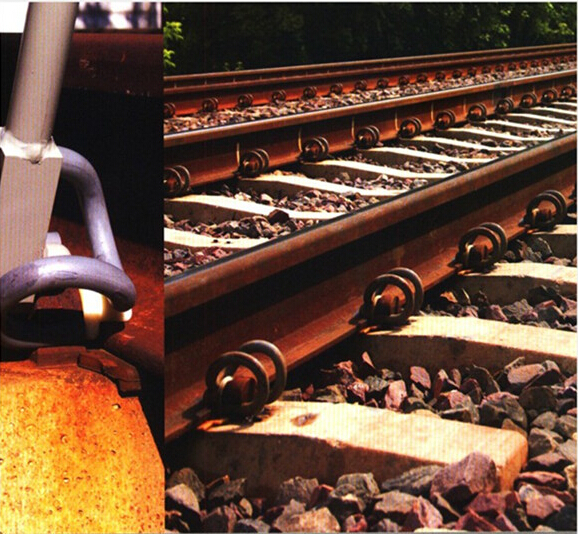 Track Fittings And Fastenings / Railway Track Fasteners For Rail