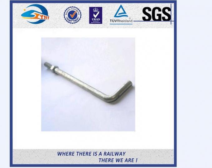 Customized M1.6-M64 Railway Bolt , Half / Full Threaded Bolt And Nut