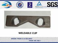 9220 Steel Plate Weldable Upper Rail Clip With Rubber Nose and Base Clip for Crane Rail A100 QU100