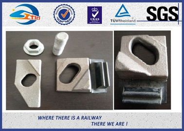 Sole Steel Plate Weldable Upper Clip With Rubber Nose , Plain Q235 Carbon Steel