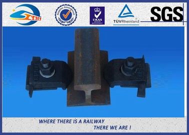 Plain Oiling Cast Iron Rail Clips , QU80 / 100 Crane Rail Clip