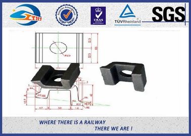 Iron Steel KPO Crane Rail Clip TUV , Guide Rail Binder Plate