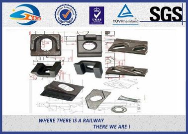 Iron Steel KPO Crane Rail Clip TUV , Guide Rail Binder Plate