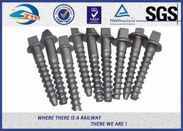 35K 45# 40Mn2 Railway Sleeper Screws Railroad Spike 4.6 Grade