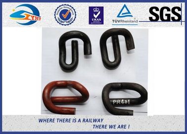 Track Fittings And Fastenings / Railway Track Fasteners For Rail Fastening Systems