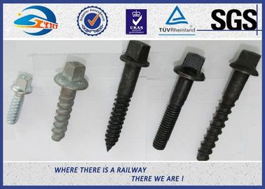 Coach Railway Sleeper Screws Square Head Black Oxide Screws,Coach screw