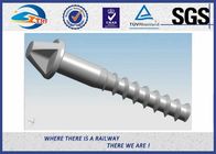Galvanized Surface Railway Sleeper Screws Speical Head 35# ISO Approval