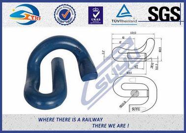 Customized E Type Elastic Rail Clip For Railway System , SGS ISO9001 Approval