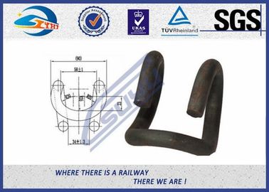 South America Rail Fastening Customized Deenik Clip Spring Steel 60Si2MnA