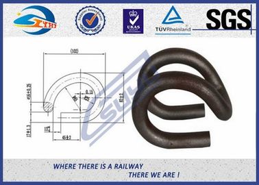 South America Rail Fastening Customized Deenik Clip Spring Steel 60Si2MnA