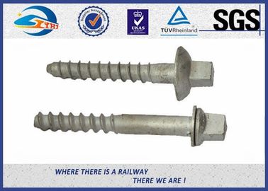 Hexagon Railway Sleeper Fixings / Track Hex Head Sleeper Fixing Screws