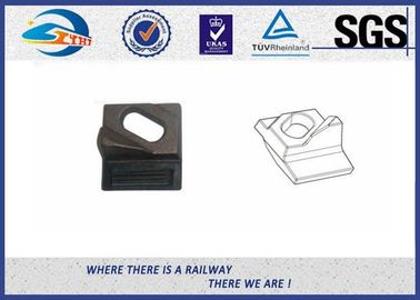 Plain Color Carbon Steel Elastic Rail Clips / Crane Clip Cast Iron