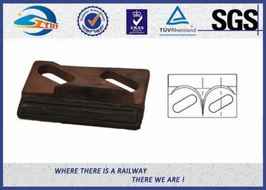 Plain Color Carbon Steel Elastic Rail Clips / Crane Clip Cast Iron