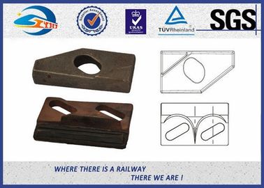 Plain Color Carbon Steel Elastic Rail Clips / Crane Clip Cast Iron