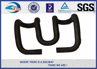 Professional Oxide Black Elastic Rail Clips HRC For Railway Fastening System