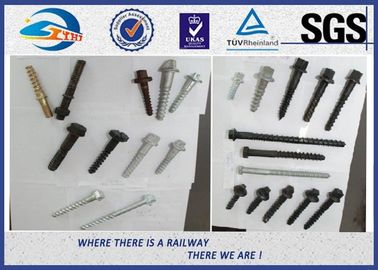 Railway Sleeper Screws spike Fasteners 90 degree without crack TUV