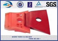 Red Painting Nabla Railway Metal Spring Clips Steel 3 Million Times Fatigue Test