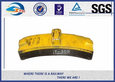 High Friction Coefficient Rubber Synthetic Resin Railway Brake Blocks For Train And Wagon