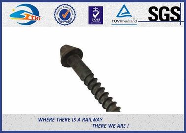 SS Serie HDG Surface Railway Sleeper Screws 5.6 Grade For Railway Fastener