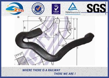 Plain Surface Heavy Duty 45# Steel Rail Anchor 8.8 Grade For Fixing Rail