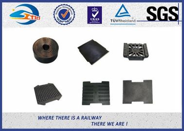 Railway Track Pad Plastic And Rubber Part EVA HDPE Black Surface