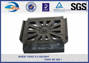 Railway Track Pad Plastic And Rubber Part EVA HDPE Black Surface