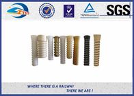 SDU25 Model PA66 Plastic Dowel Plastic And Rubber Part For DHS35 Screw Spike