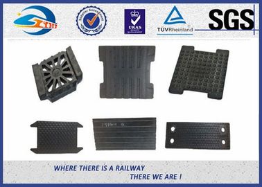 Customized Rubber Pad Plastic And Rubber Part HDPE For Railway Fastening