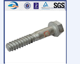 Hot Dip Galvanised Railway Track Spikes Screw Spikes ZhongYue