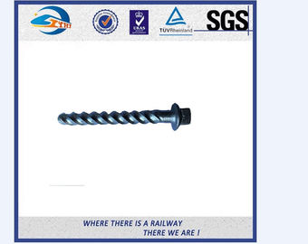 Hot Dip Galvanised Railway Track Spikes Screw Spikes ZhongYue