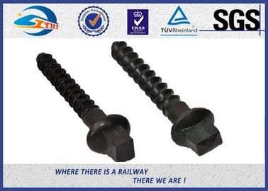 Hot Dip Galvanised Railway Track Spikes Screw Spikes ZhongYue