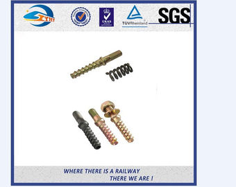 Black Oxide Railway Sleeper Screws / Rail Screw Spike AREMA / DIN571