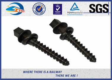 ASTM Hot Dip Galvanized Railway Sleeper Screws Double End Screw Spike