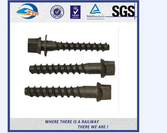 40Mn2 20MnSi Fixing Railway Sleepers Square Head Screw Spike