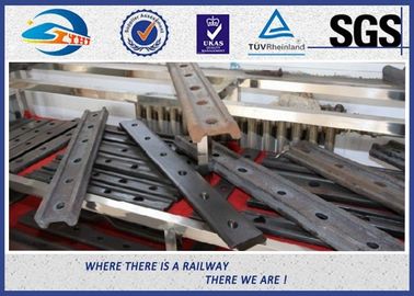 4 / 6 Holed Railway Fish Plate Joint Bars For 8kg 9kg 12kg Light Rail