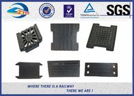 High Tensile strength EVA Rubber Track Rail Pads , Railway Plate