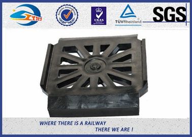 High Tensile strength EVA Rubber Track Rail Pads , Railway Plate